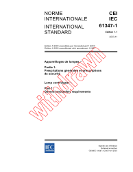 IEC 61347-1:2000+AMD1:2003 Consolidated