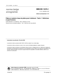 NBN EN 13279-1:2005