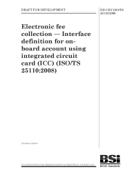 DD CEN ISO/TS 25110:2008