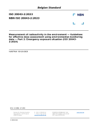 NBN ISO 20043-2:2023