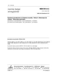 NBN EN 54-5:2001