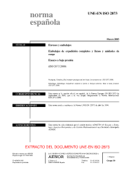 UNE-EN ISO 2873:2003