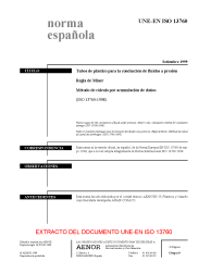 UNE-EN ISO 13760:1999 (R2008)