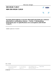 NBN ISO 8528-7:2019