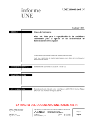 UNE 200000-106:2001 IN (R2015)