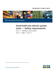 BS EN ISO 11148-11:2011