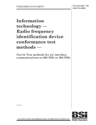 PD ISO/IEC TR 18047-6:2006