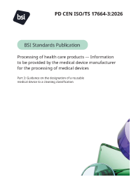 PD CEN ISO/TS 17664-3:2026