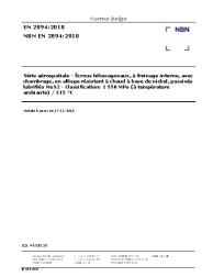 NBN EN 2894:2018