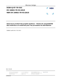 NBN EN 16602-70-53:2015