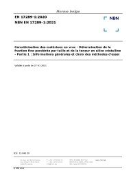 NBN EN 17289-1:2021