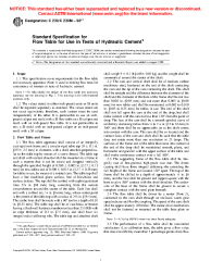 ASTM C230/C230M-98E1