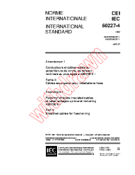 IEC 60227-4:1992/AMD1:1997