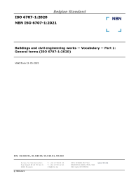 NBN ISO 6707-1:2021