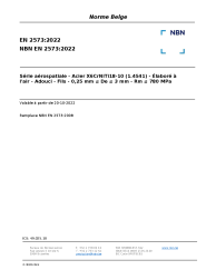 NBN EN 2573:2022