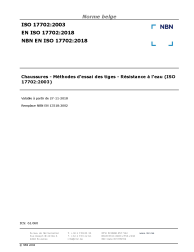 NBN EN ISO 17702:2018