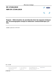 NBN EN 17246:2019