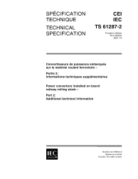 IEC TS 61287-2:2001