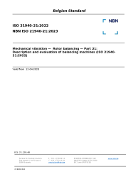 NBN ISO 21940-21:2023