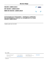 NBN EN ISO/IEC 23894:2024