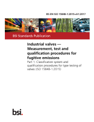 BS EN ISO 15848-1:2015+A1:2017