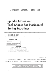 ASME B5.40-1977 (R2008)