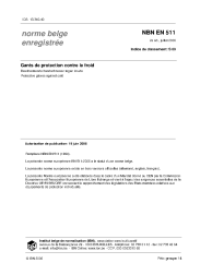 NBN EN 511:2006