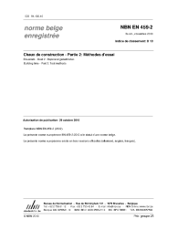 NBN EN 459-2:2010