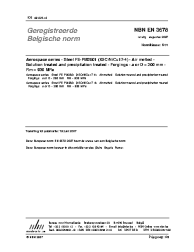 NBN EN 3678:2007