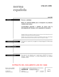 UNE-EN 13590:2003 (R2014)