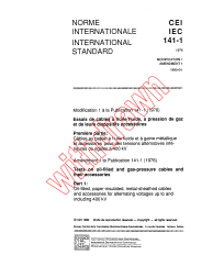 IEC 60141-1:1976/AMD1:1990