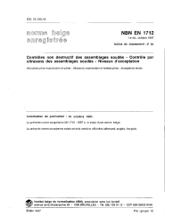 NBN EN 1712:1997