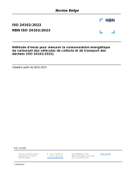 NBN ISO 24162:2023