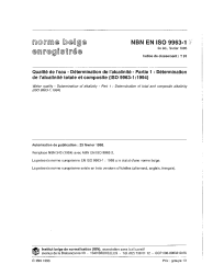 NBN EN ISO 9963-1:1996