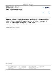 NBN ISO 37104:2020