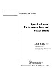 ASME B5.56M-1994 (R2014)