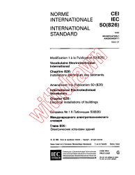 IEC 60050-826:1982/AMD1:1990