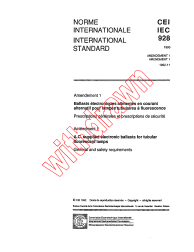 IEC 60928:1990/AMD1:1992