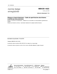 NBN EN 14023:2010