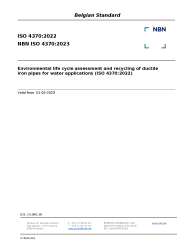 NBN ISO 4370:2023