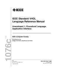IEEE 1076c:2007