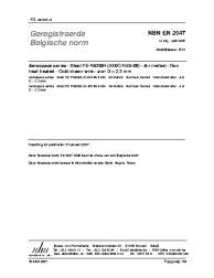 NBN EN 2947:2007