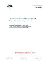 UNE 19604:2023