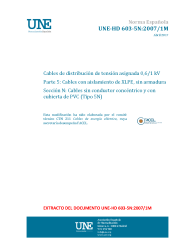 UNE-HD 603-5N:2007/1M:2017