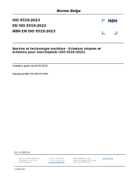 NBN EN ISO 9519:2023