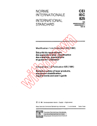 IEC 60825:1984/AMD1:1990