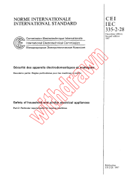 IEC 60335-2-28:1987