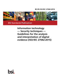 BS EN ISO/IEC 27042:2016