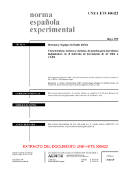 UNE-I-ETS 300422:1999