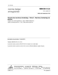 NBN EN 415-6:2013